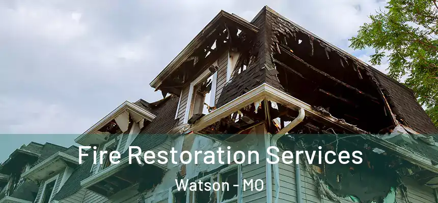 Fire Restoration Services Watson - MO